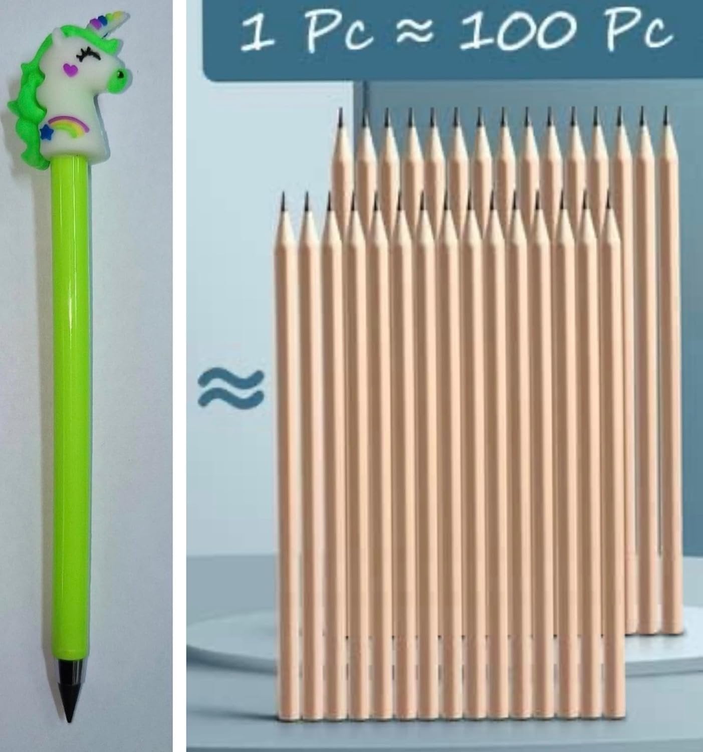 Unicorn Lead Pencil with Light ? Fun and Magical Pencil for Kids, Ideal for School or Arts & Crafts