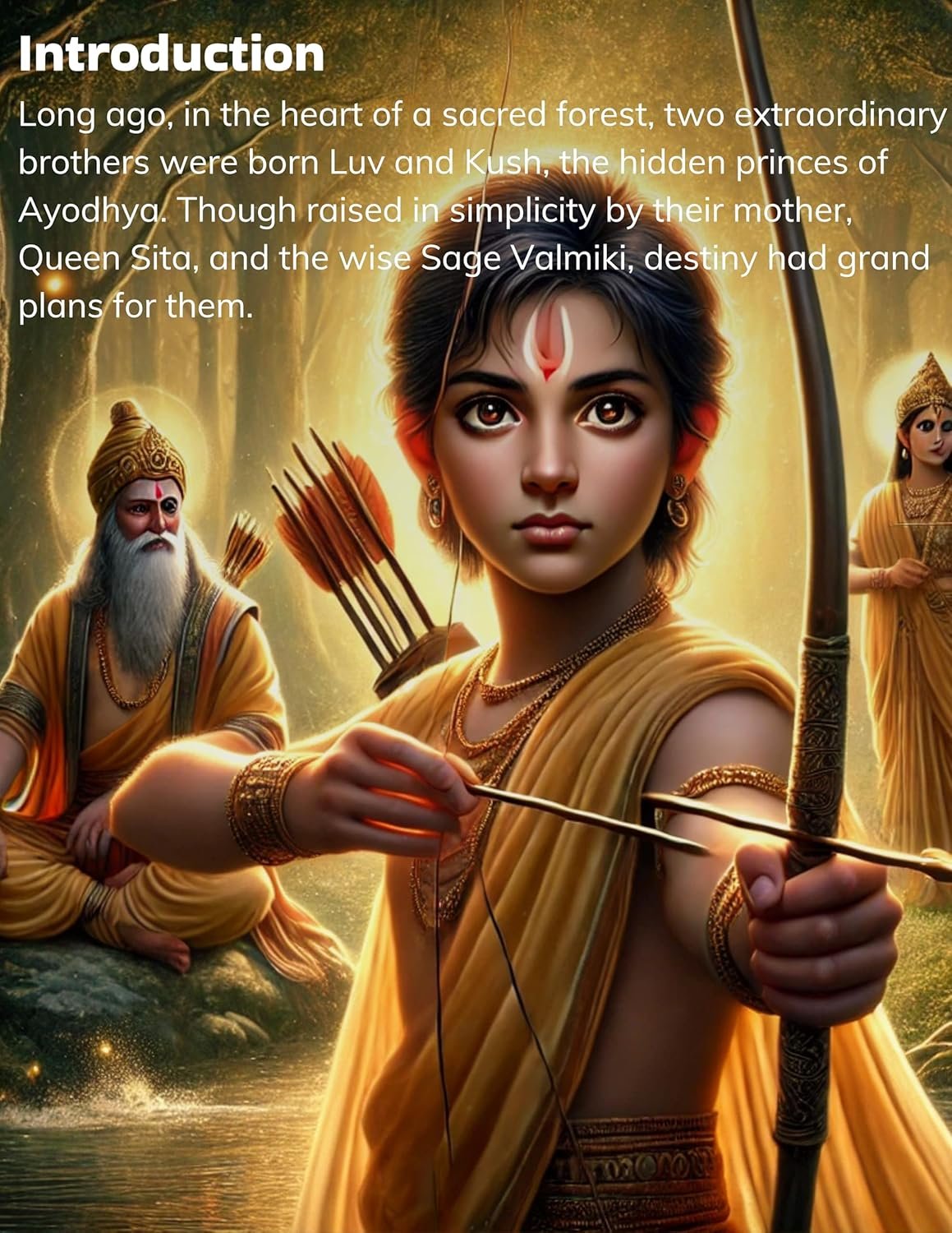 Luv & Kush Book (English) ? Inspiring and Educational Storybook for Kids, Teaching Life Lessons and Values