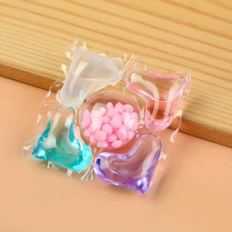 4 in 1 Laundry Detergent Soap Pods ? Ultra-Concentrated Capsules with Detergent, Softener, Stain Remover & Fragrance, Deep Clean for All Washing Machines & Fabric Types