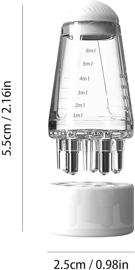 Round Shape Oil Applicator ? Refillable Silicone Oil Brush Dispenser for Cooking, Baking & BBQ, Heat-Resistant Food Grade Bottle with Soft Brush Head