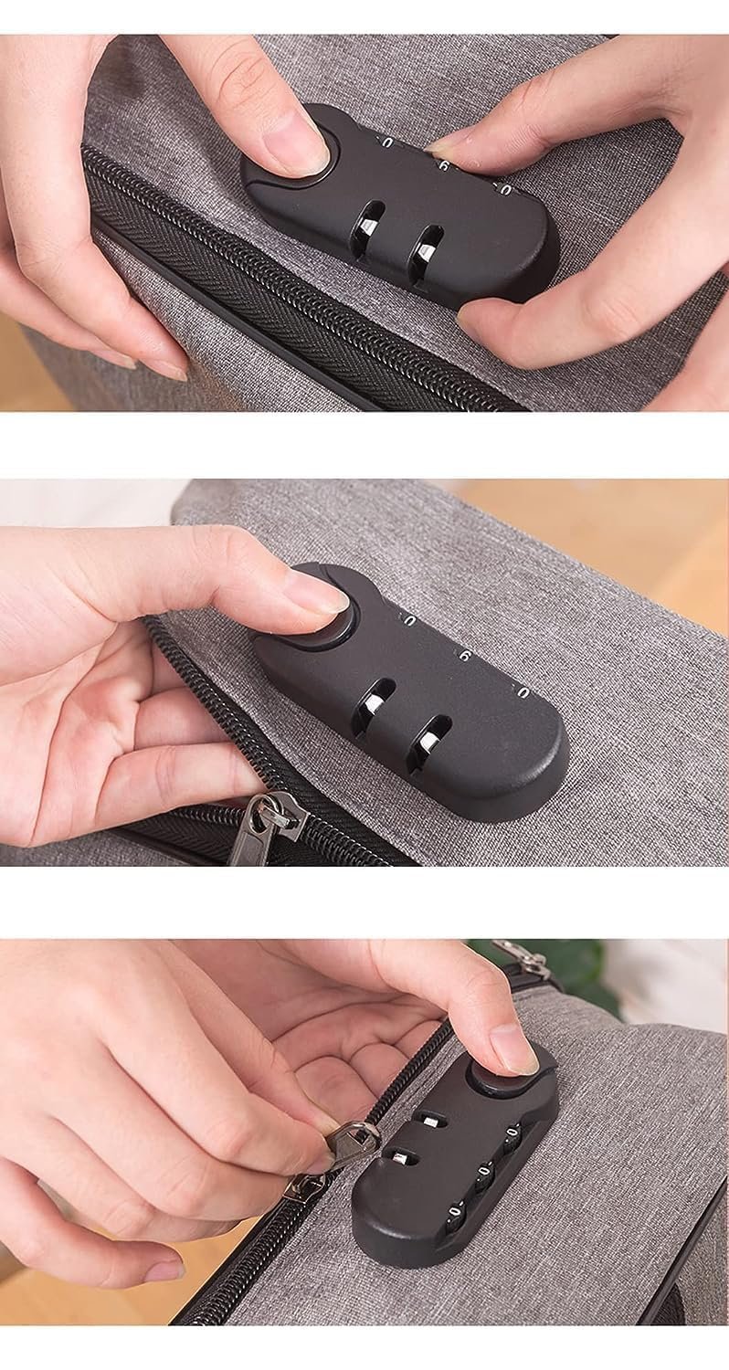 Document Organizer Bag ? Waterproof File Storage Bag with Handle, Zipper Closure & Multiple Compartments for Certificates, Documents, Passports & Stationery