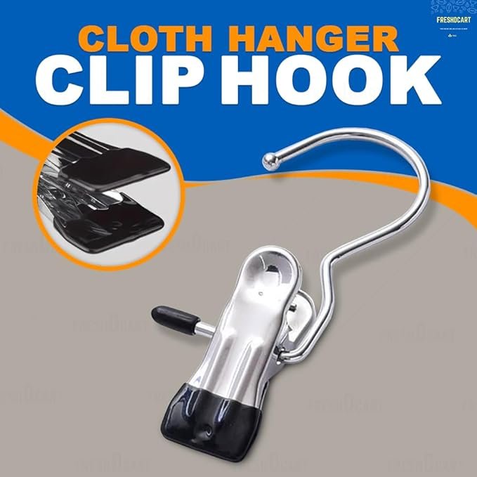 Cloth Clip Hanger ? Multi-Clip Drying Hanger with 12/24 Clips | Foldable Hanging Rack for Socks, Underwear, Baby Clothes & Delicates | Space-Saving Laundry Organizer