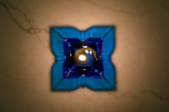 3D Reflection Diya ? LED Decorative Lamp for Home, Festival, Pooja & Diwali D?cor | Flameless Diya with Mirror Base for Temple & Decoration