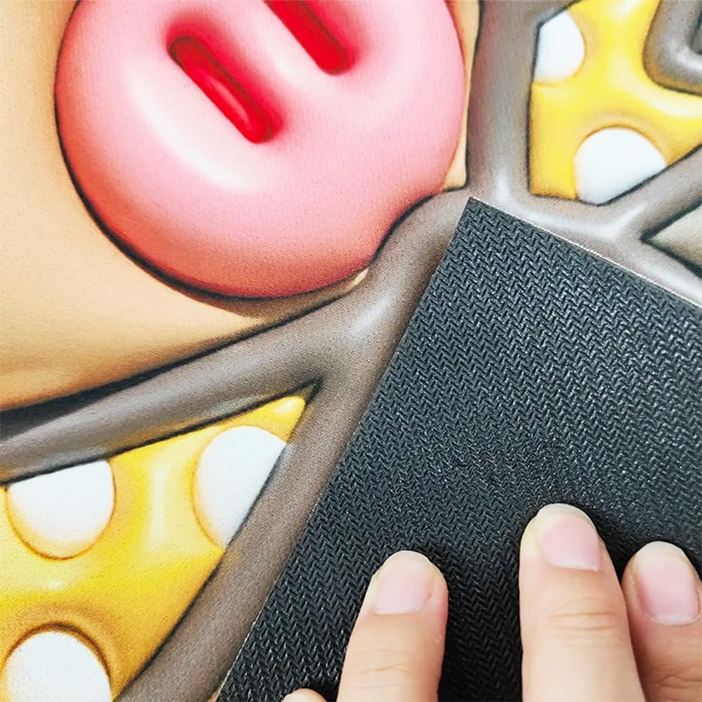 3D Bathroom Mat ? Non-Slip Absorbent Memory Foam Bath Rug with 3D Printed Design | Machine-Washable Plush Door Mat for Bathroom, Shower & Bedroom