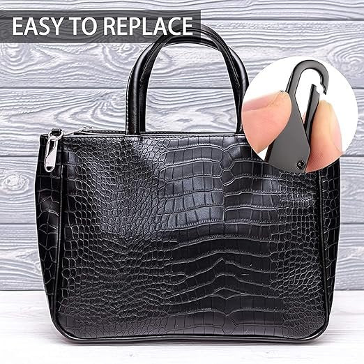 Metal Zipper Pull Replacement – Black Zipper Slider Handle for Jackets, Backpacks, Luggage, Bags & More – Heavy-Duty Metal – Easy DIY Repair – 1-Pack (Black Only)