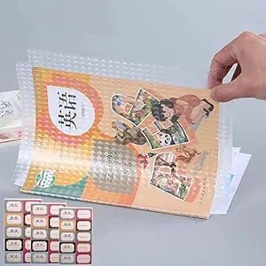 Book Covers (Pack of 30) ? Transparent Plastic Notebook Covers for School & Office | Waterproof, Durable & Reusable Book Protector Sleeves