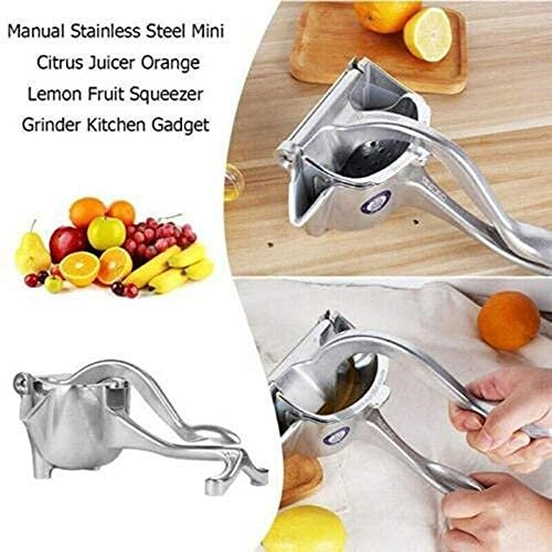 Aluminium Fruit Press Juicer ? Manual Hand Press Citrus & Pomegranate Juice Extractor | Heavy-Duty, Rust-Proof, Easy to Use & Clean