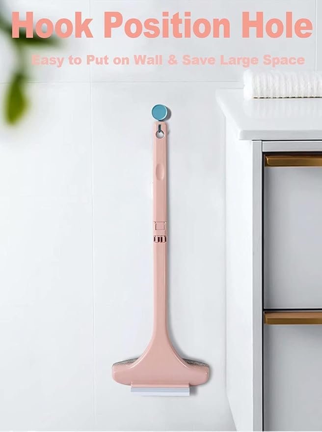 Window Mesh Cleaner | 2-in-1 Screen Cleaning Brush with Soft Bristle & Scraper | Reusable, Washable, Multipurpose Tool for Windows, Screens, Grills & Glass