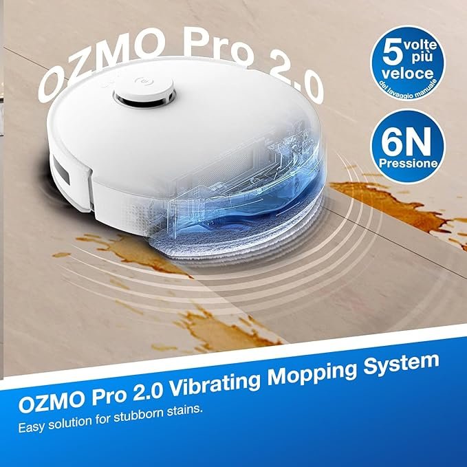 Smart Cleaning Robot | Automatic Vacuum Cleaner with Strong Suction, Anti-Collision Sensors & Low Noise | Robotic Floor Cleaner for Home, Pet Hair & Hard Floors