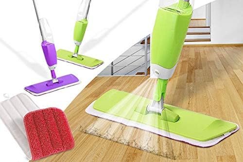 Spray Mop for Floor Cleaning | Refillable Bottle, 360? Rotating Head & Microfiber Pads | Wet & Dry Use on Tile, Wood, Marble & Laminate Floors