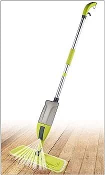 Spray Mop for Floor Cleaning | Refillable Bottle, 360? Rotating Head & Microfiber Pads | Wet & Dry Use on Tile, Wood, Marble & Laminate Floors