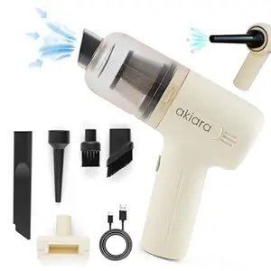 2 in 1 Vacuum Cleaner | Handheld & Cordless Portable Vacuum for Home & Car | Powerful Suction with Rechargeable Battery