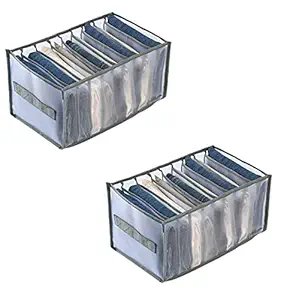 7 Compartment Storage Box | Multi-Section Organizer for Home, Office & Craft Supplies | Durable Plastic Container with Secure Lids