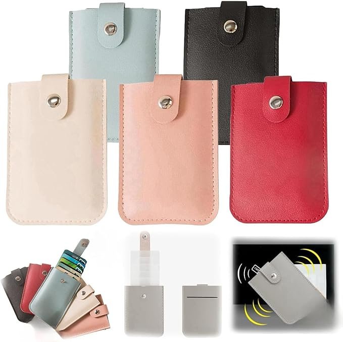 Card Pull Out Wallet ? Slim RFID Blocking Pop-Up Card Holder with Money Clip ? Aluminum Minimalist Wallet for Men with Quick Access Ejector