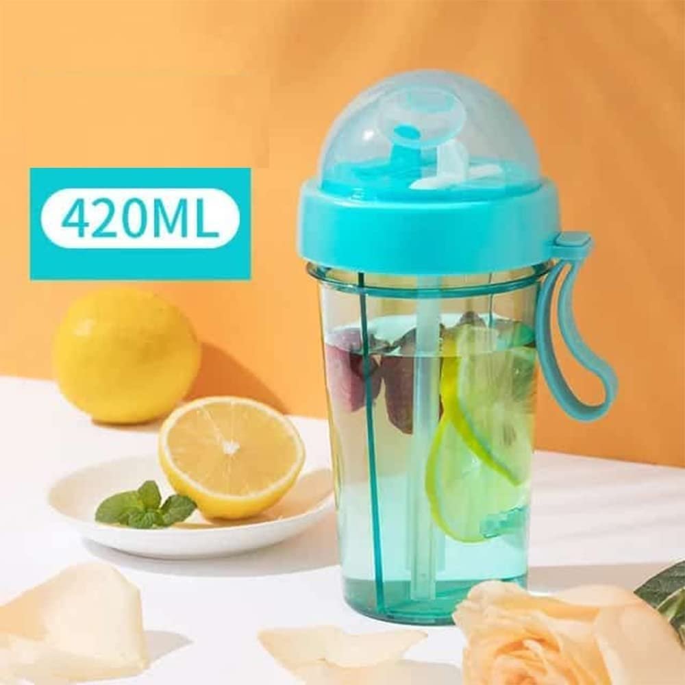 Dual Use Water Bottle ? 2-in-1 Hot & Cold Flask with Cup Lid ? Leakproof Stainless Steel Bottle for Travel, Office, Gym & Outdoor Use (500ML)