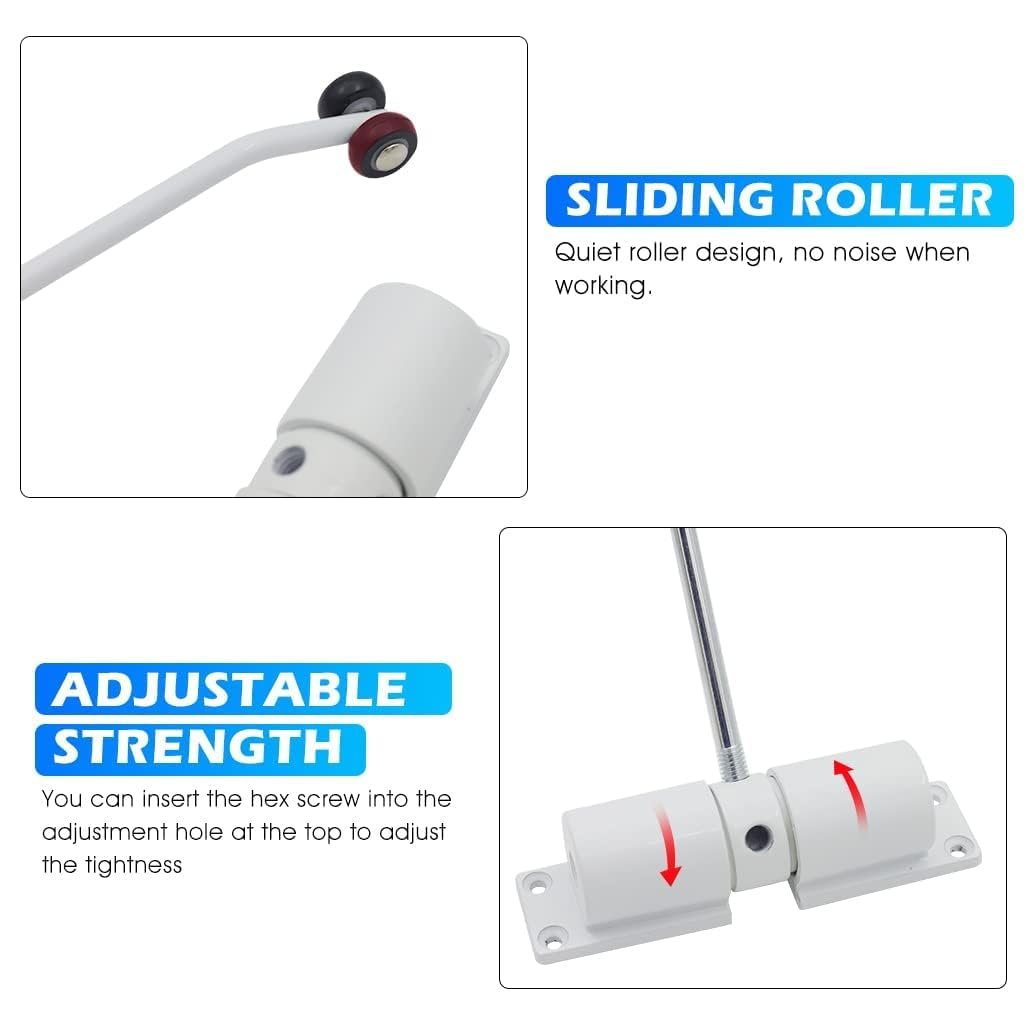 Automatic Door Closer ? Self-Closing Door Closer for Home & Office, Easy Installation, Adjustable Speed, Heavy-Duty Hydraulic Door Closer for Interior & Exterior Doors