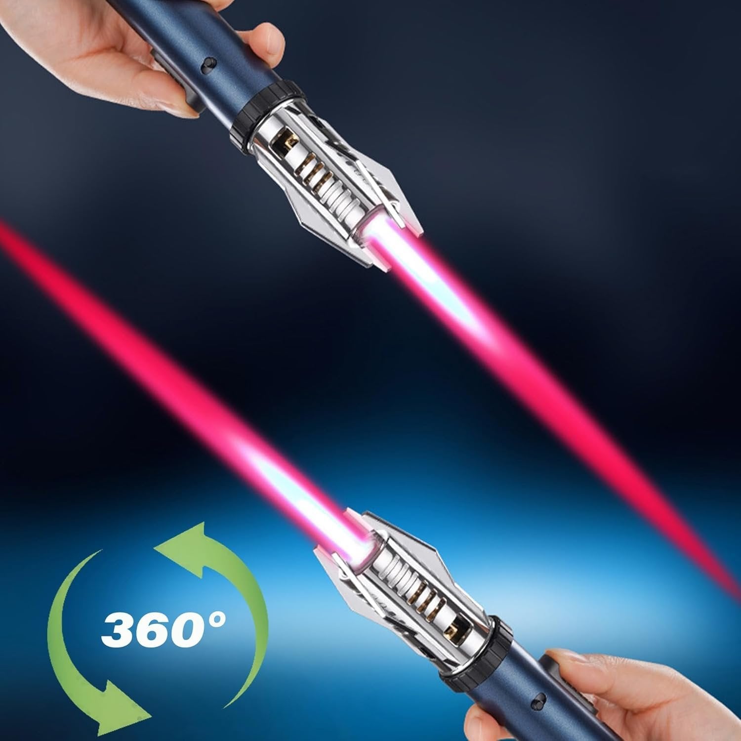 Jet Flame Lighter ? Refillable Butane Torch Lighter with Adjustable Flame, Windproof Metal Body for Kitchen, BBQ, Camping & Outdoor Use