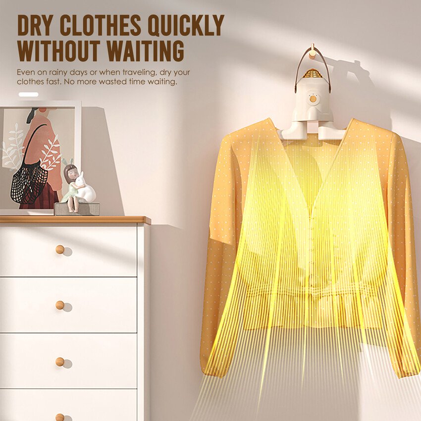 3 in 1 Shoe Dryer ? Electric Shoe, Glove & Boot Warmer with Adjustable Heat & Timer, Portable Deodorizing Dryer for Wet Footwear, Sports Shoes & Winter Gear