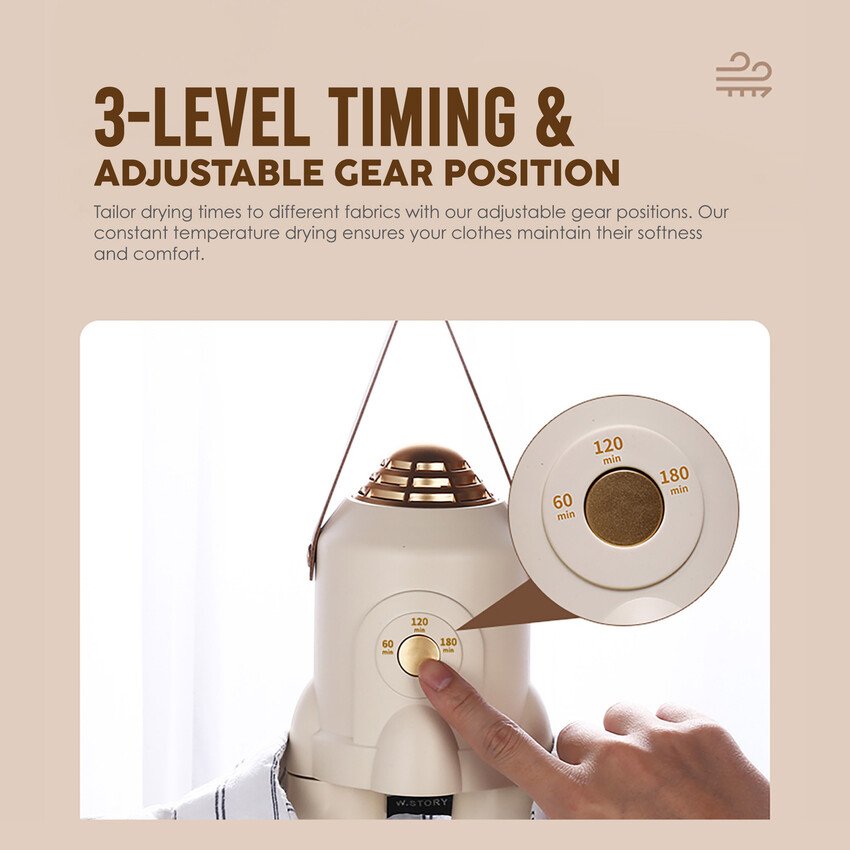 3 in 1 Shoe Dryer ? Electric Shoe, Glove & Boot Warmer with Adjustable Heat & Timer, Portable Deodorizing Dryer for Wet Footwear, Sports Shoes & Winter Gear