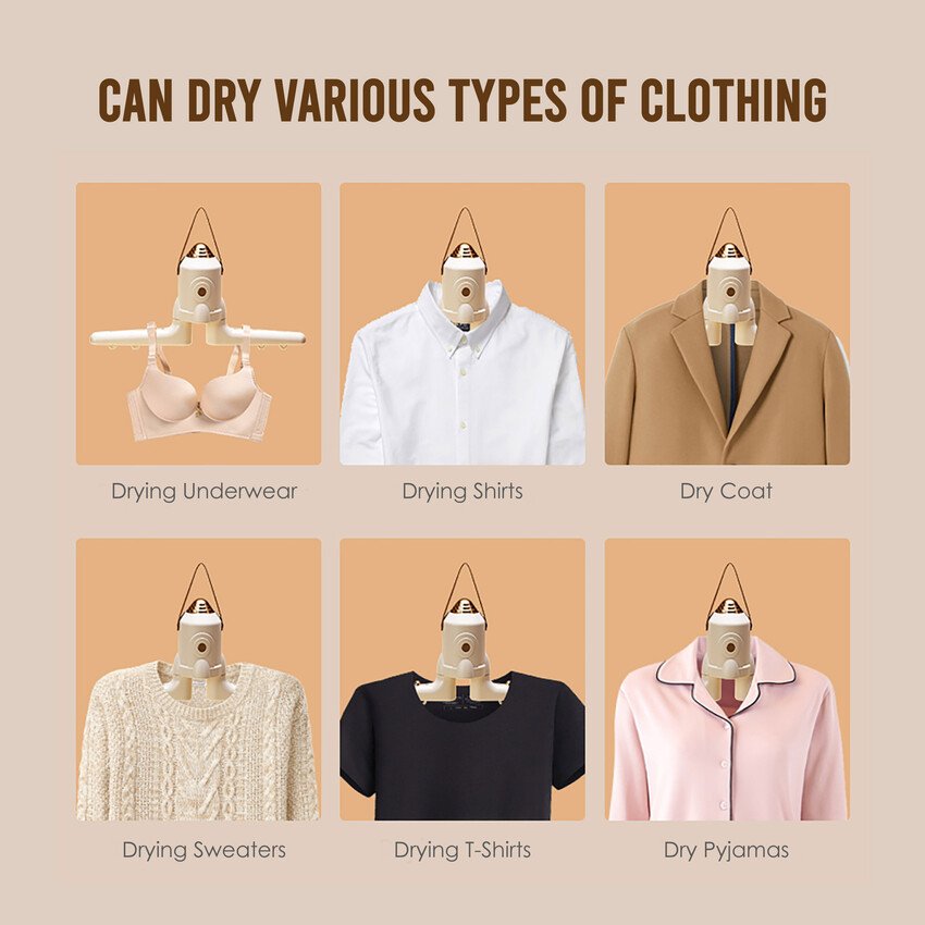 3 in 1 Shoe Dryer ? Electric Shoe, Glove & Boot Warmer with Adjustable Heat & Timer, Portable Deodorizing Dryer for Wet Footwear, Sports Shoes & Winter Gear