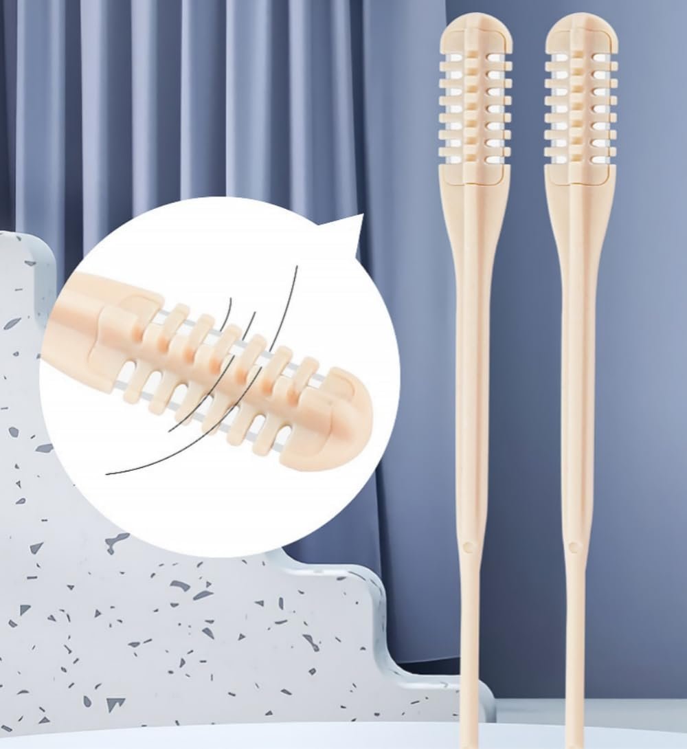 Reusable Nose Hair Remover ? Safe & Painless Manual Trimmer for Men & Women, Stainless Steel Grooming Tool for Nose, Ear & Facial Hair Removal