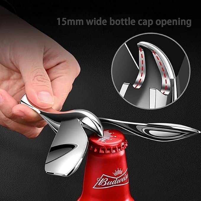 Balancing Bird Bottle Opener ? Creative Gravity-Defying Beer Opener, Fun & Functional Bar Tool for Home, Kitchen, or Gift Use