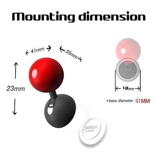 Car Push Button Rocker Switch ? 12V/24V Waterproof Toggle Switch with LED Indicator, ON/OFF Control for Automotive, Marine, Boat, Truck, and RV