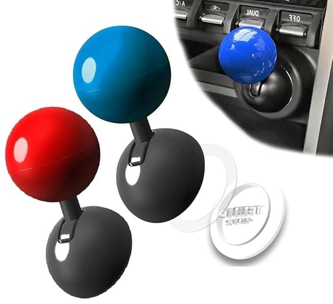 Car Push Button Rocker Switch ? 12V/24V Waterproof Toggle Switch with LED Indicator, ON/OFF Control for Automotive, Marine, Boat, Truck, and RV