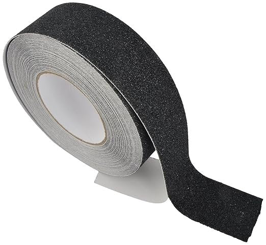 Anti Skid Tape ? High Traction Grip Tape for Stairs, Ramps & Slippery Surfaces, Waterproof Non-Slip Safety Tape for Indoor & Outdoor Use (2 Inch x 5 Meter)