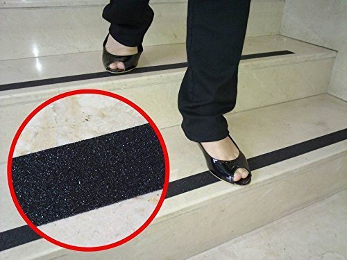 Anti Skid Tape ? High Traction Grip Tape for Stairs, Ramps & Slippery Surfaces, Waterproof Non-Slip Safety Tape for Indoor & Outdoor Use (2 Inch x 5 Meter)