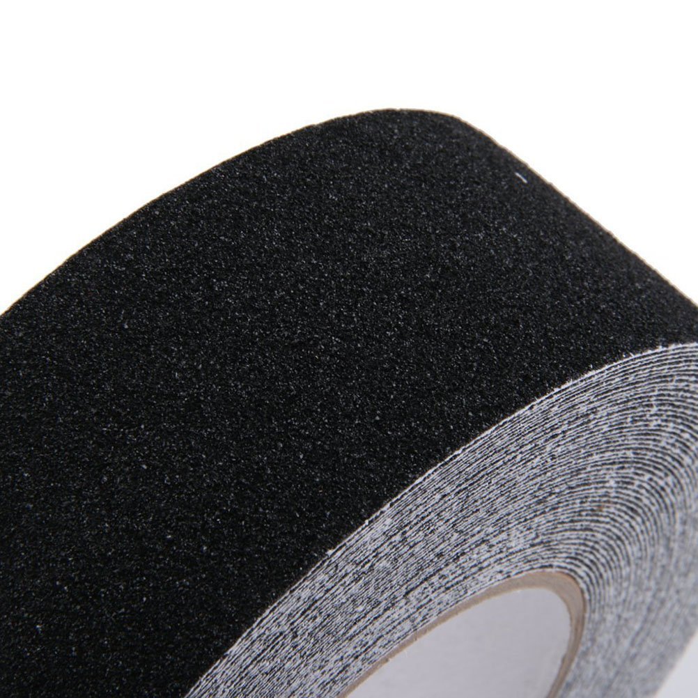 Anti Skid Tape ? High Traction Grip Tape for Stairs, Ramps & Slippery Surfaces, Waterproof Non-Slip Safety Tape for Indoor & Outdoor Use (2 Inch x 5 Meter)