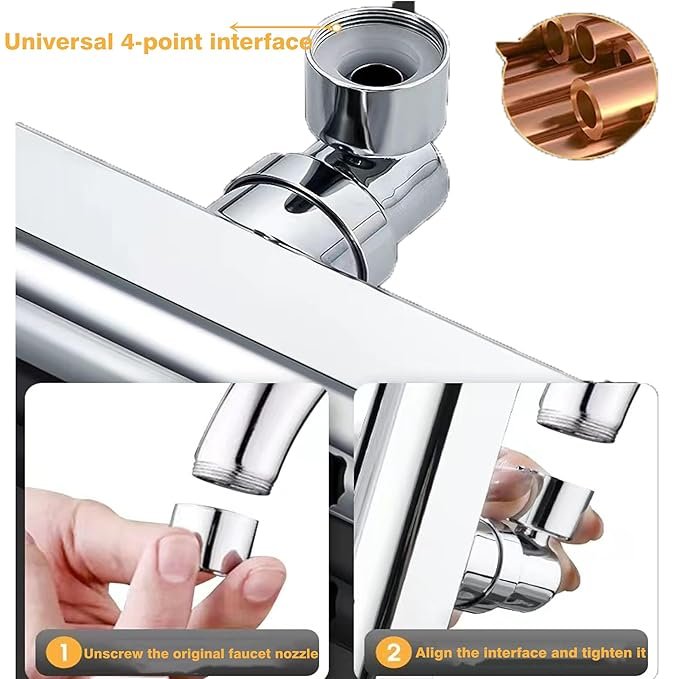 Waterfall Bathroom Faucet ? Modern Single Handle Sink Tap with Wide Spout | Chrome Finish, Hot & Cold Mixer, Easy Installation for Vanity & Basin