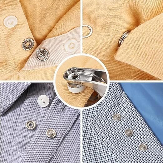 Grommet Setting Tool Kit ? Heavy?Duty Hand Press Pliers for Metal Eyelets | 5 Interchangeable Die Sizes & Hammer Adapter | DIY Fabric, Canvas, Denim & Crafts Grommet Tool