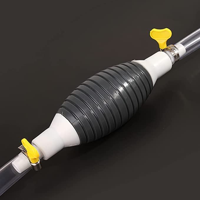 Flexible Manual Oil Transfer Pipe ? Portable Siphon Pump Hose with Hand Pump for Fuel, Water, Gas, Diesel & Oil Transfer | Leak-Proof & Easy to Use