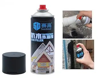 Leak Proof Spray | Waterproof Sealant Spray for Roofs, Pipes, Cracks & Walls | Quick-Dry, Invisible, Long-Lasting Protection for Indoor & Outdoor Use