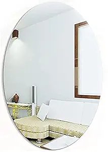 Mirror Sticker 20?30 cm | Flexible Wall Mirror Sheet with Self-Adhesive Backing | Unbreakable Acrylic Mirror for Home D?cor, Craft, Gym & Kids' Room