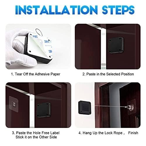 Punch-Free Automatic Door Closer ? No Drill Hydraulic Door Closer with Steel Wire Rope for Home, Office & Bathroom ? Self-Closing Device for Light to Medium Doors