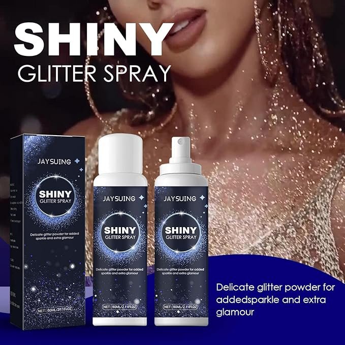 Shiny Glitter Spray ? Sparkling Glitter Aerosol Spray for Arts & Crafts, Party Decorations, Costumes & Makeup, Non-Toxic & Easy to Use