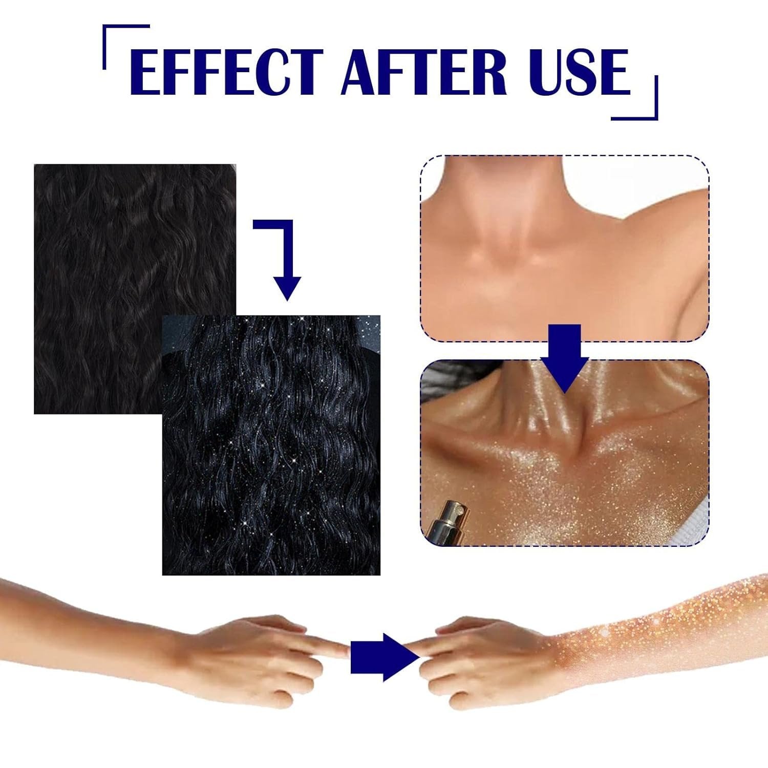 Shiny Glitter Spray ? Sparkling Glitter Aerosol Spray for Arts & Crafts, Party Decorations, Costumes & Makeup, Non-Toxic & Easy to Use