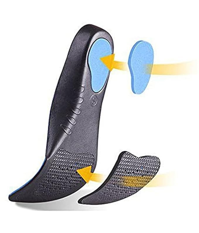 Foot Correction Insole ? Orthopedic Arch Support Insoles for Flat Feet, Plantar Fasciitis & Posture Alignment, Pain Relief Shoe Inserts for Men & Women