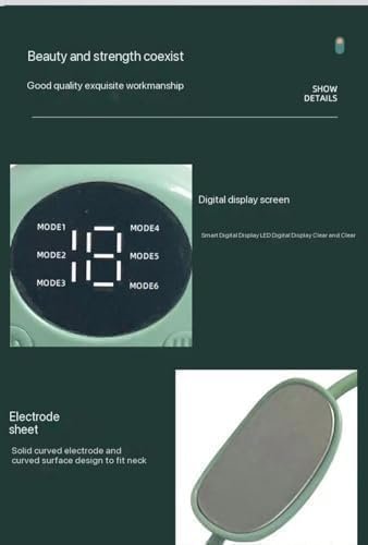 Neck Massager for Pain Relief ? Electric Heated Shiatsu Neck & Shoulder Massager with Deep Kneading, Portable Relaxation Device for Home, Office & Travel Use