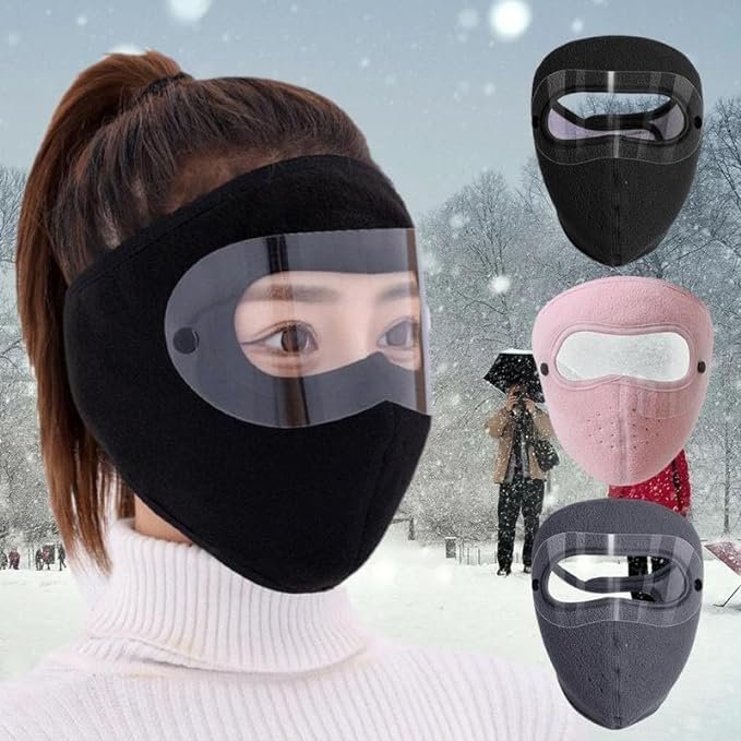 Unisex Winter Face Mask ? Windproof Thermal Fleece Balaclava for Men & Women, Cold Weather Full Face Cover for Biking, Skiing, Running & Outdoor Sports