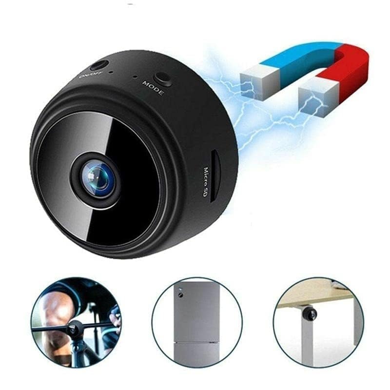 Wireless A9 Mini Camera ? HD WiFi Spy Camera with Night Vision & Motion Detection, Remote View via App, Small Security Camera for Home, Office & Car