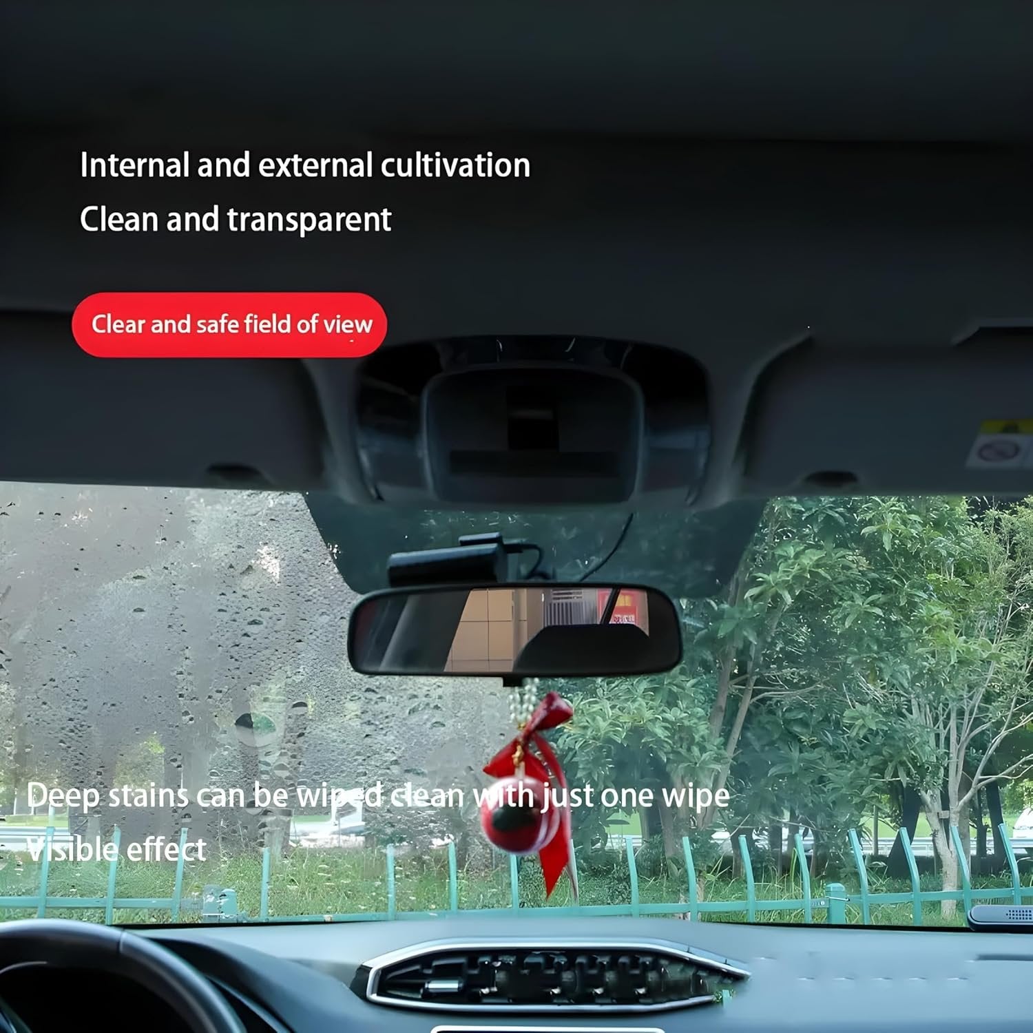 Oil Film Wipes ? Anti-Fog & Oil Remover Wipes for Car Windshield, Glass & Mirrors, Streak-Free Cleaner for Clear Visibility (Pack of 30/50/100)