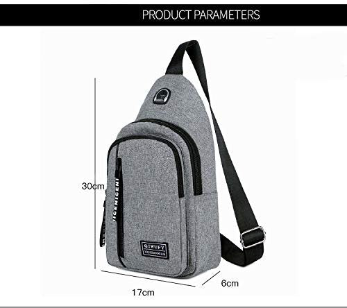 Unisex Waterproof Sling Bag ? Crossbody Shoulder Bag with Adjustable Strap, Lightweight Anti-Theft Chest Bag for Travel, Hiking, Biking & Daily Use