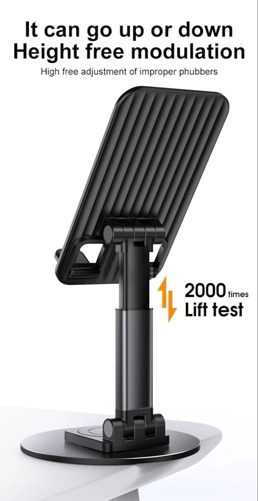 Foldable Mobile Stand ? Adjustable Phone Holder for Desk, Portable Compact Stand for Smartphones & Tablets, Universal Angle Viewing Stand for Home & Office