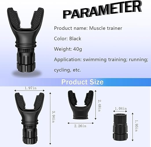 Lung Breathing Trainer ? Respiratory Exercise Device for Lung Capacity & Endurance, Portable Lung Exerciser for Adults, Seniors & Athletes