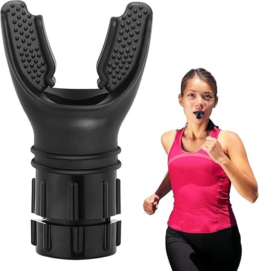 Lung Breathing Trainer ? Respiratory Exercise Device for Lung Capacity & Endurance, Portable Lung Exerciser for Adults, Seniors & Athletes