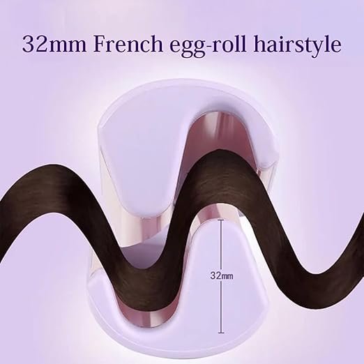 Wavy Hair Curler ? 3 Barrel Hair Waver Iron for Beach Waves, Fast Heating Ceramic Curling Tool with Adjustable Temperature for All Hair Types