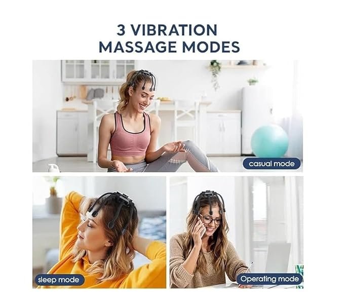 Head Massager ? Scalp Massage Tool for Stress Relief & Relaxation | Manual Octopus Design, Improves Blood Circulation, Lightweight & Portable